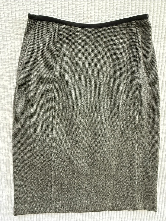Theory Dresses & Skirts - Theory Wool Grey Tweed Pencil Skirt - Women